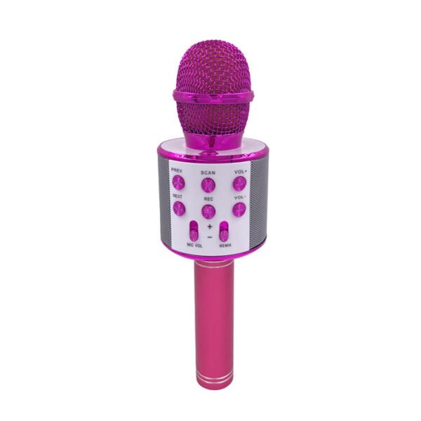 ⁦Wireless Microphone Portable Bluetooth Mini Home Ktv For Music Playing Singing Speaker Player⁩ - الصورة ⁦9⁩