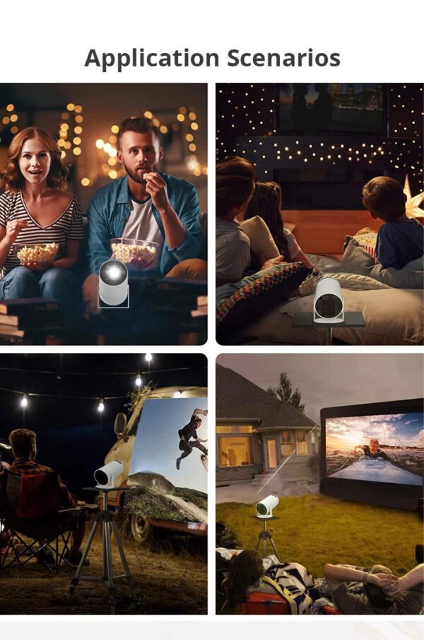 ⁦Barrel Machine Hy300 Smart AnzhuoHD Projection Screen Home Recommend Projector⁩ - الصورة ⁦9⁩