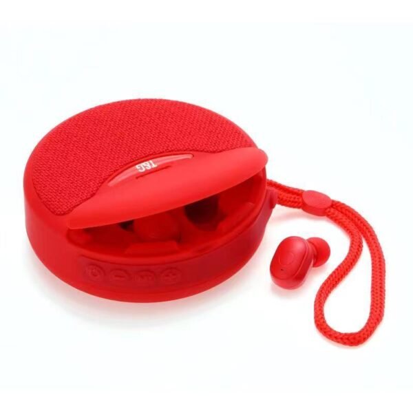 ⁦Outdoor Portable Headset Bluetooth Speaker Integrated Wireless 3D Stereo Subwoofer Music Speaker Support TF Card FM Radio⁩ - الصورة ⁦8⁩